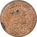 Francja, 10 Centimes, Dupuis, 1917, Paris, Brązowy, VF(30-35)
