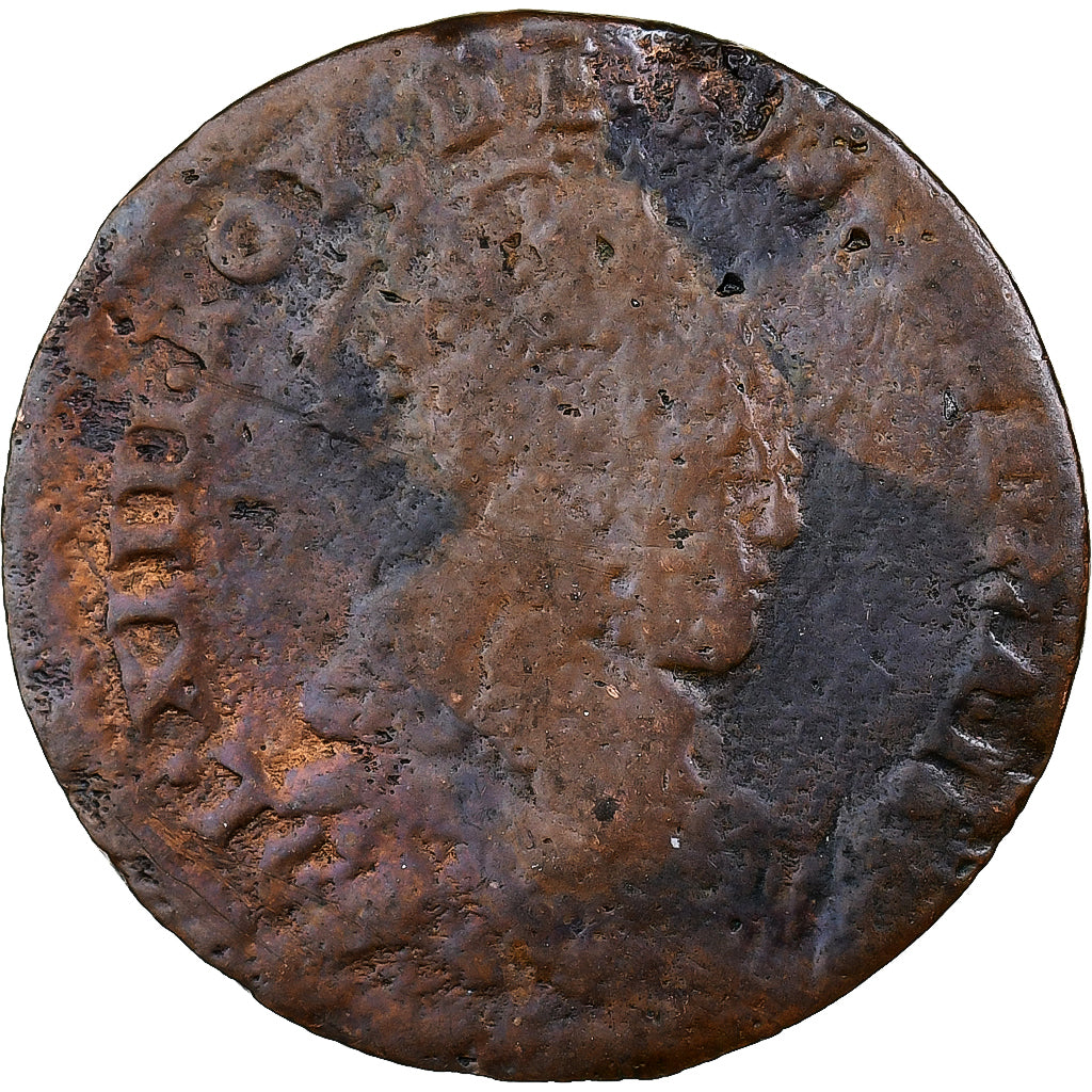 Frankreich, Louis XIV, Liard, Acquigny, Kupfer, SGE+, C2G:114