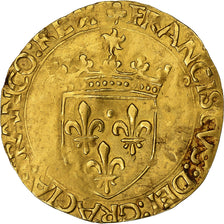 France, François Ier, Écu d'or au soleil, 1519-1540, Toulouse, Or, TB+