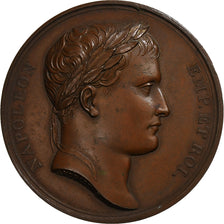 France, Medal, Napoleon I, Cathedral of Vienna, 1805, Bronze, Andrieu, AU(55-58)