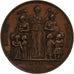 Francia, medaglia, Enseignement primaire, 1855, Rame, Farochon, SPL-