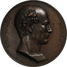 France, Medal, J. F. Dupont, Avocat, 1837, Bronze, Rogat, AU(55-58)