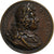 France, Medal, Philippe Quinault, 1718, Bronze, Cure, AU(55-58)