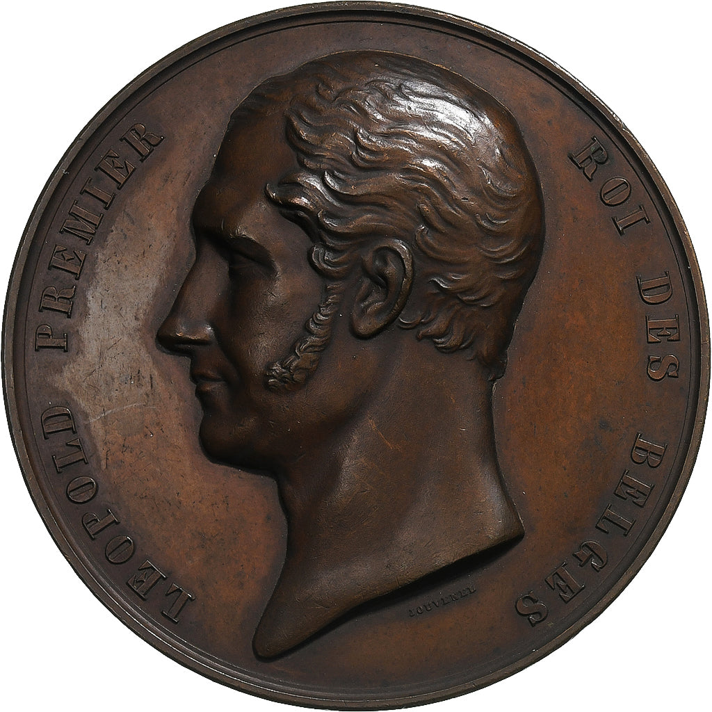 Belgien, Medaille, Léopold Ier, Académie de médecine, 1841, Bronze, Jouvenel