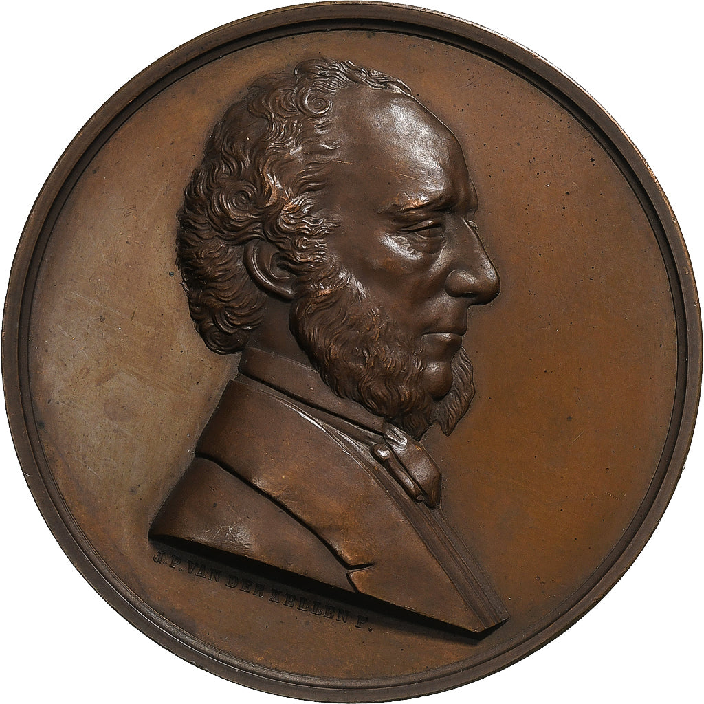 Países Baixos, medalha, S. C. Snellen van Vollenhoven, Entomologist, 1873