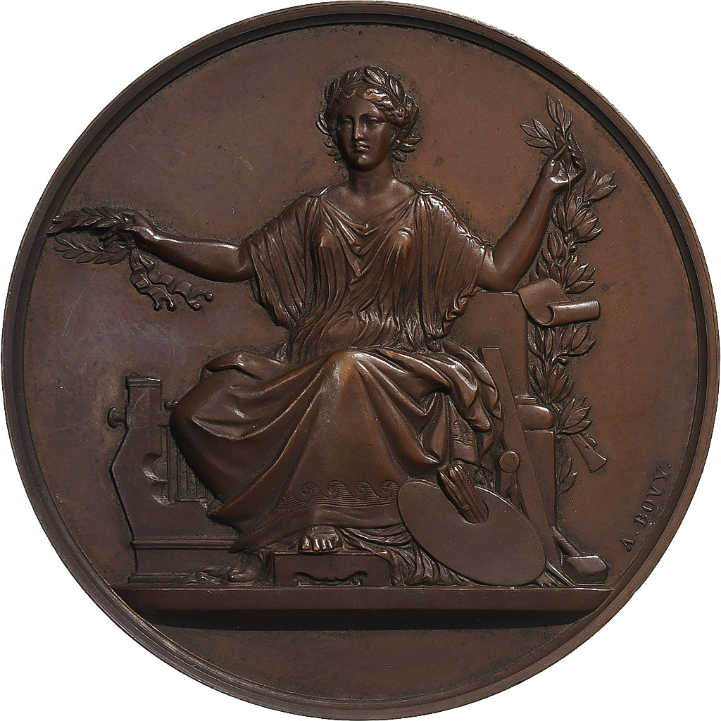 Frankreich, Medaille, Exposition à Londres, 1849, Kupfer, Bovy, VZ