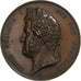 France, Médaille, Louis-Philippe Ier, Maison royale de Charenton, 1838, Bronze