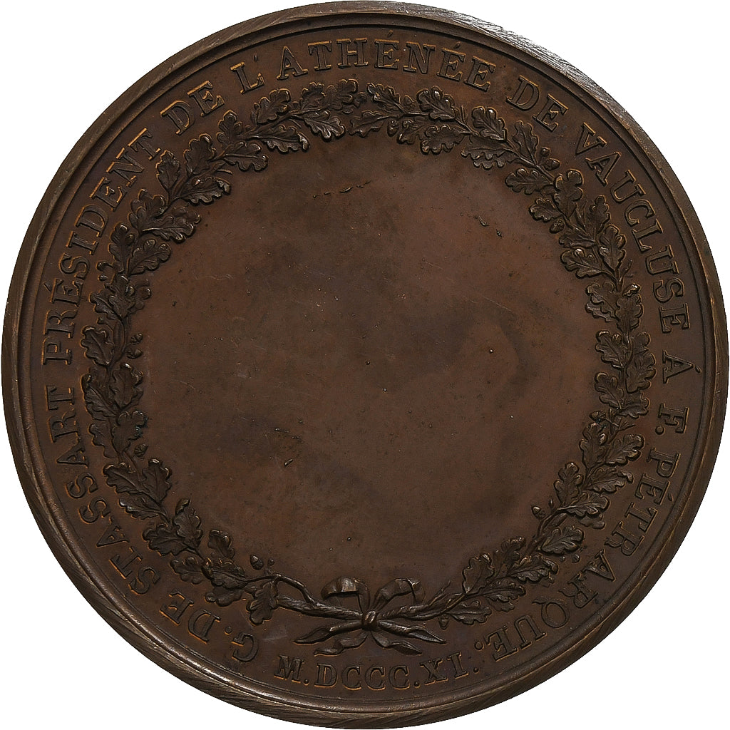 Francia, medaglia, Prix de l'Athénée du Vaucluse, 1811, Rame, Andrieu, SPL-