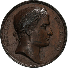 Francja, medal, Napoleon I, 1806, Miedź, Droz, EF(40-45)