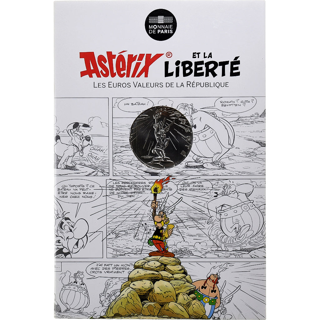 France, 10 Euro, Asterix Liberté (La grande traversée), 2015, MDP, Silver