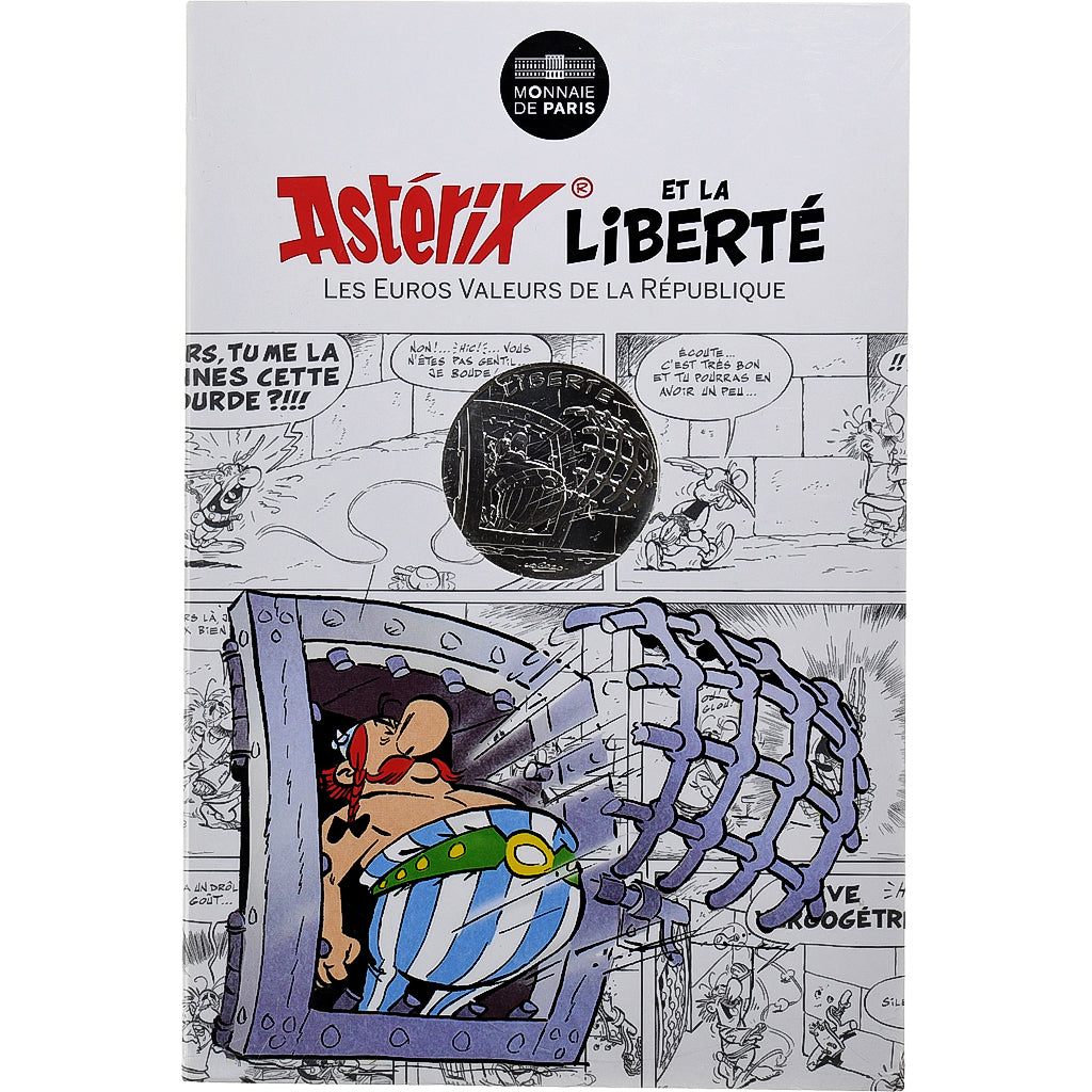 France, 10 Euro, Asterix Liberté La serpe d'or, 2015, MDP, Argent, FDC