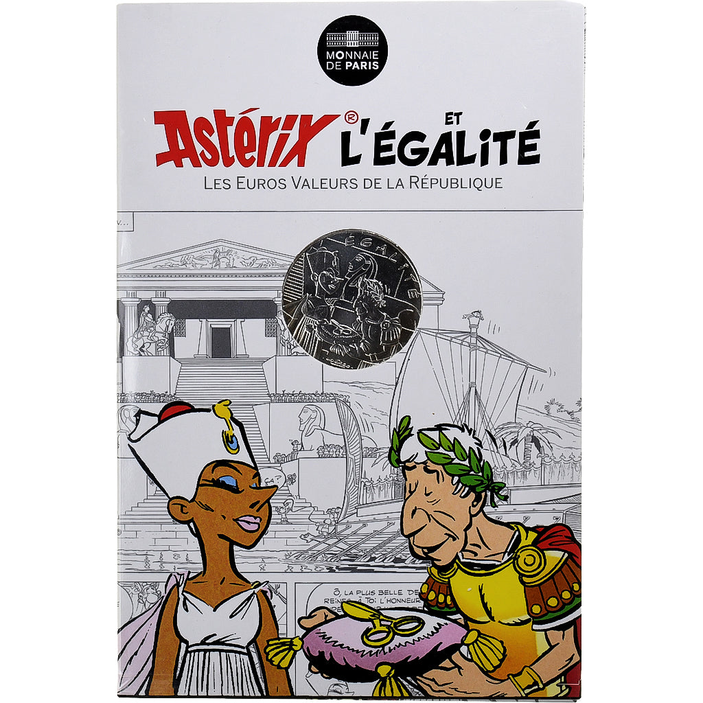 France, 10 Euro, Astérix Égalité (Astérix et Cléopâtre), 2015, MDP