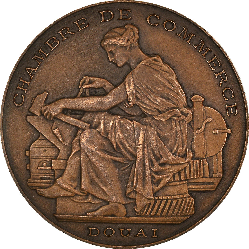 France, Médaille, Chambre de Commerce., Douai, SPL, Bronze