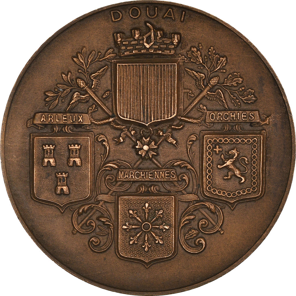 France, Médaille, Chambre de Commerce., Douai, SPL, Bronze