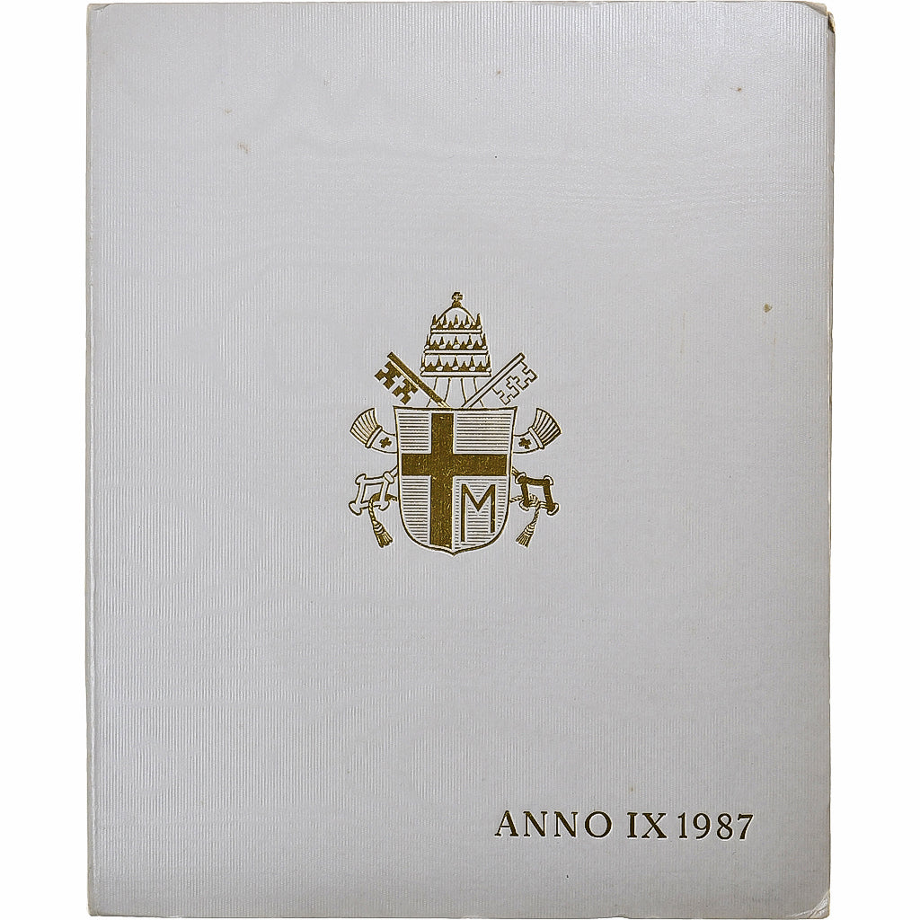 Vaticano, Jean-Paul II, Set 10 L. - 1000 L., 1987, Rome, BU, N/D, MS(65-70)
