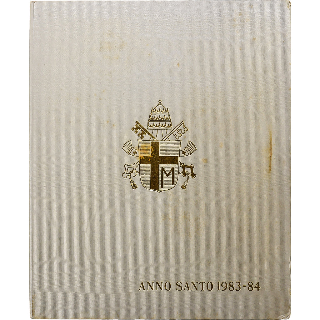 Vaticano, John Paul II, Set 500 L. and 1000 L., 1983-1984, Rome, Prata