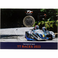 Isola di Man, Charles III, 2 Pounds, TT Races Anniversary, 2023, Tower mint