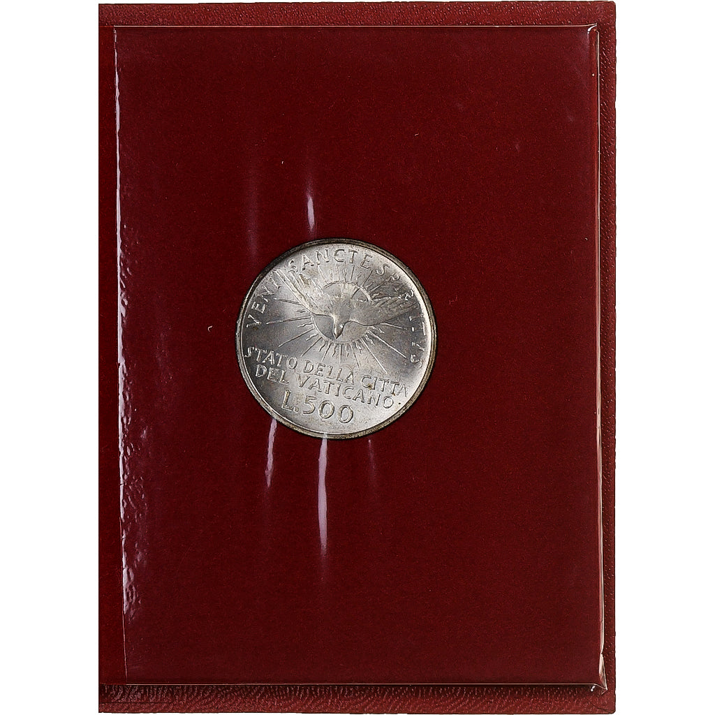 Vatican, 500 Lire, Sede Vacante, 1963, Rome, Silver, MS(65-70)
