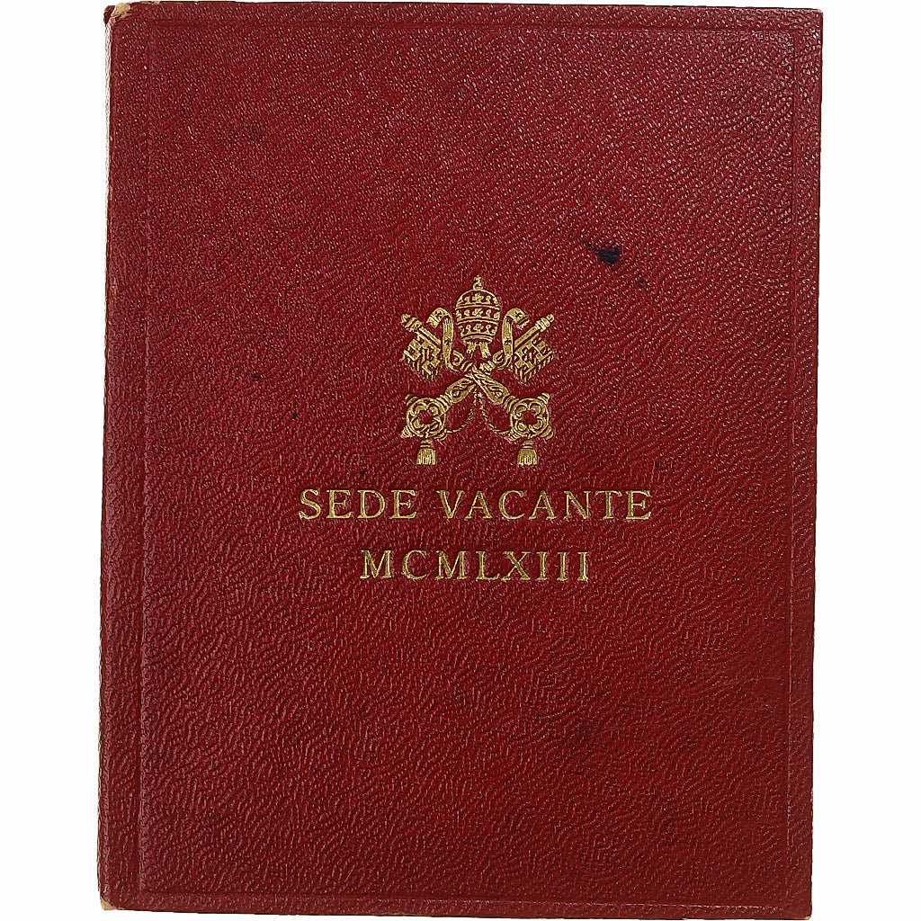 Vatican, 500 Lire, Sede Vacante, 1963, Rome, Silver, MS(65-70)