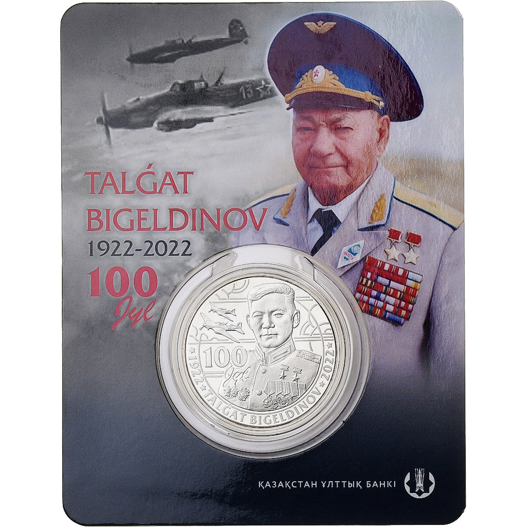 Kazachstan, 100 Tenge, Talgat Bigeldinov, 2022, Ust-Kamenogorsk, BU