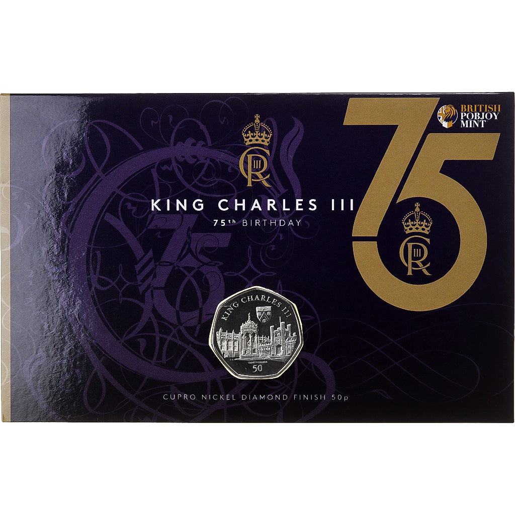 British Antarctic Territory, Charles III, 50 Pence, Trinity College, 2023