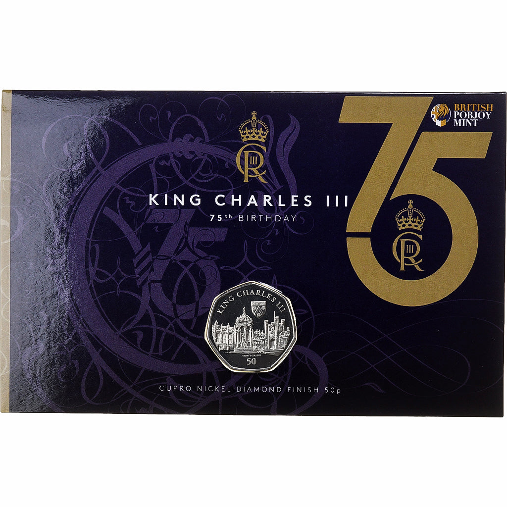 British Antarctic Territory, Charles III, 50 Pence, Trinity College, 2023
