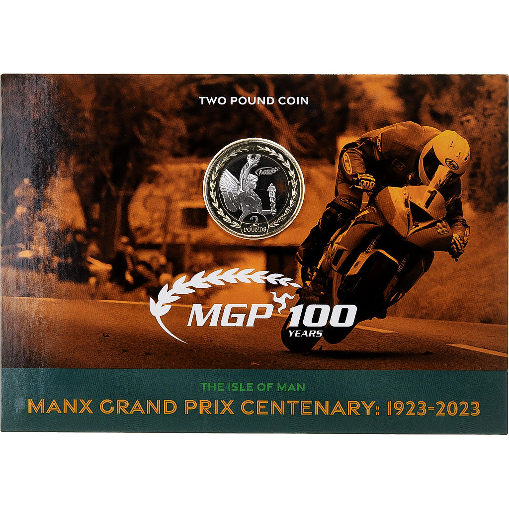 Isla de Man, Charles III, 2 Pounds, 100th Anniversary - MGP, 2023, Tower mint