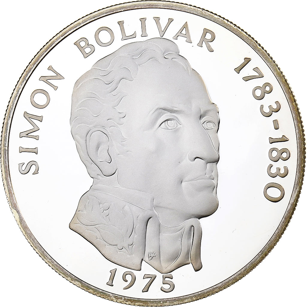 Panama, 20 Balboas, 1975, Franklin Mint, Proof, Silver, MS(65-70), KM:31