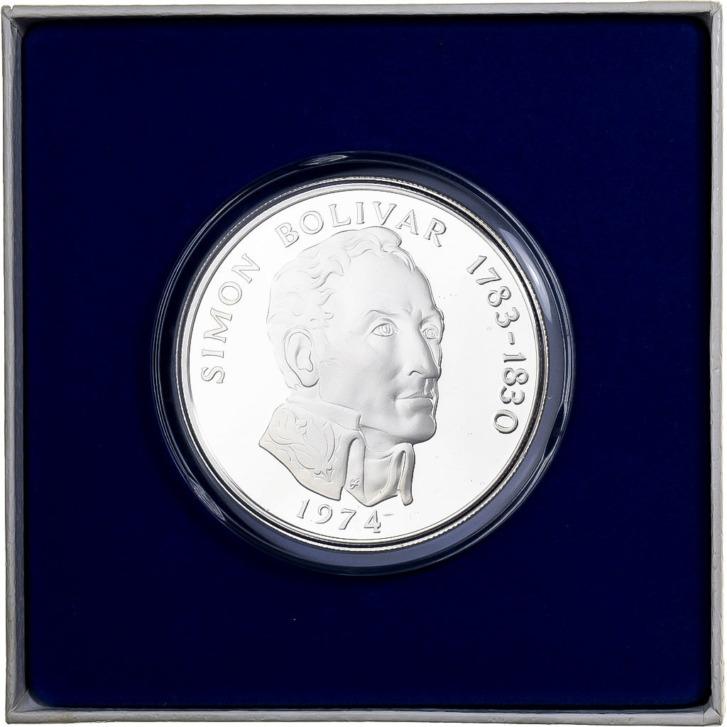 Panama, 20 Balboas, 1974, Franklin Mint, PP, Silber, STGL, KM:31