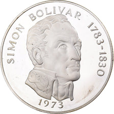Panama, 20 Balboas, 1973, Franklin Mint, Proof, Silver, MS(64), KM:31