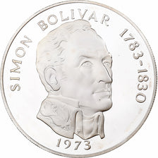 Panama, 20 Balboas, 1973, Franklin Mint, Proof, Silver, MS(64), KM:31