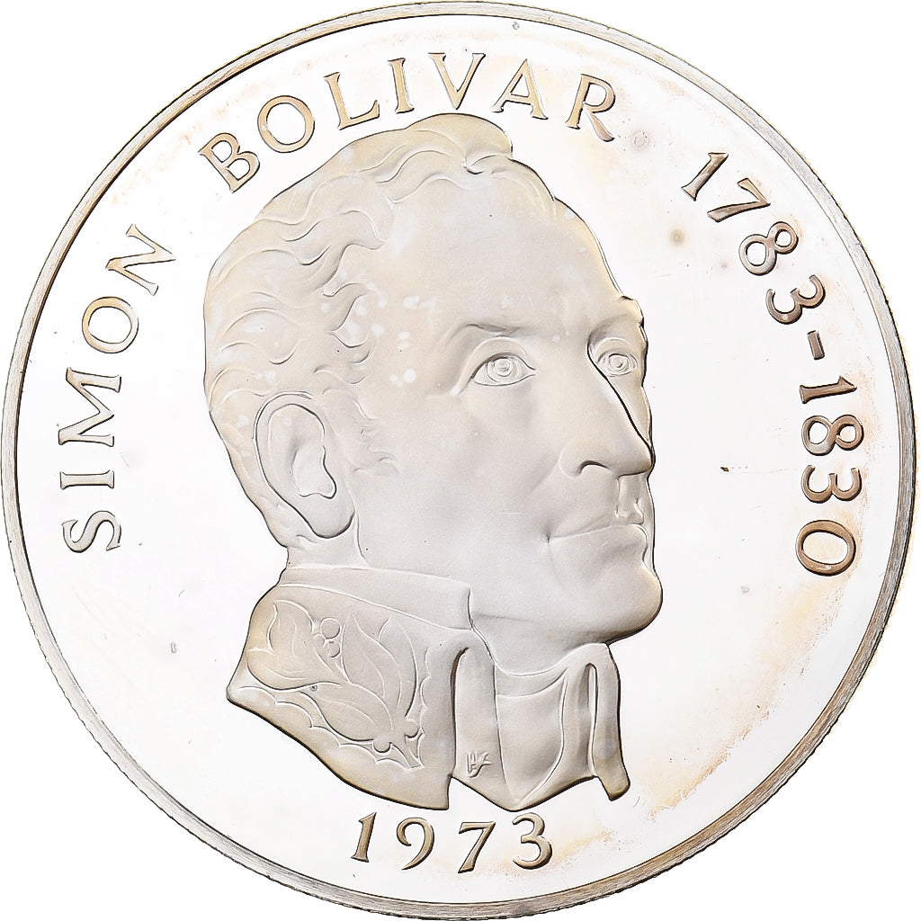 Panama, 20 Balboas, 1973, Franklin Mint, Proof, Zilver, UNC, KM:31