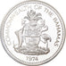 Bahamas, Elizabeth II, 5 Dollars, 1974, Franklin Mint, FS, Argento, FDC