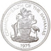 Bahamas, Elizabeth II, 5 Dollars, 1975, Franklin Mint, Proof, Silver, MS(65-70)