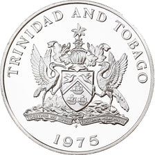 Trinidad and Tobago, Elizabeth II, 5 Dollars, 1975, Franklin Mint, Proof