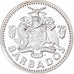 Barbados, Elizabeth II, 10 Dollars, 1975, Franklin Mint, Proof, Silver