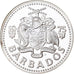 Barbados, Elizabeth II, 5 Dollars, 1975, Franklin Mint, FS, Argento, SPL+