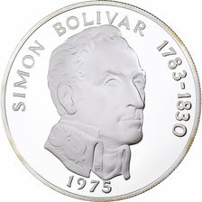 Panama, 20 Balboas, 1975, Franklin Mint, Proof, Silver, MS(65-70), KM:31