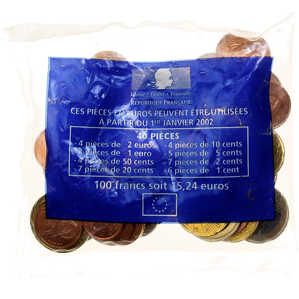 France, Starter kit Euro, 2001, MDP, MS(65-70)