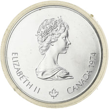 Canada, Elizabeth II, 5 Dollars, 1976 Olympics - Athlete with Torch, 1974