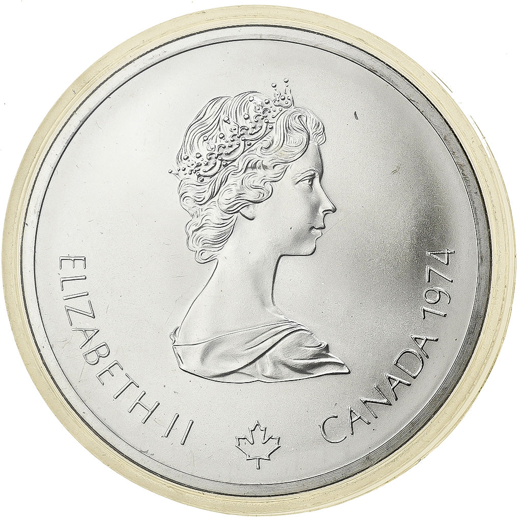 Kanada, Elizabeth II, 10 Dollars, 1976 Olympics - Temple of Zeus, 1974, Ottawa