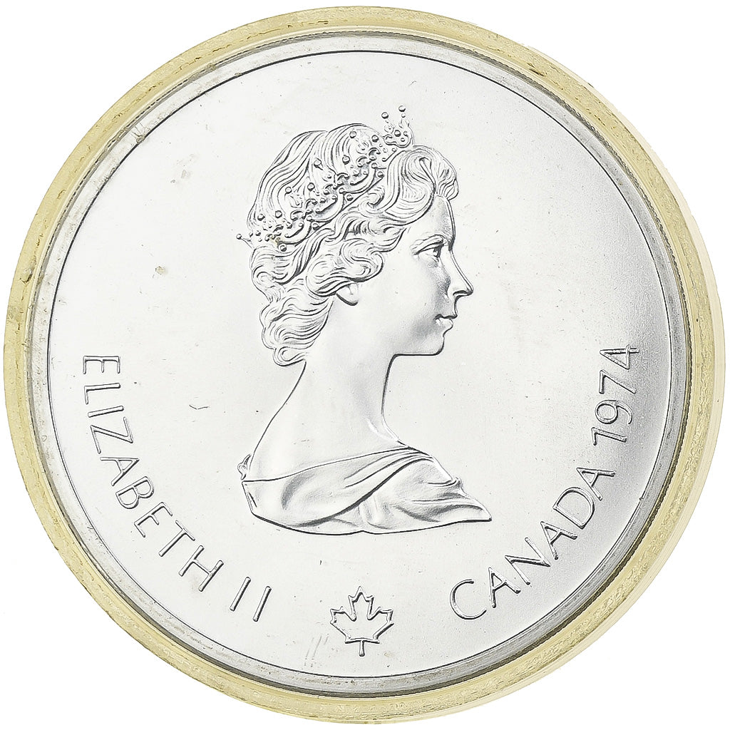 Canada, Elizabeth II, 10 Dollars, JO 1976 - Tête de Zeus, 1974, Ottawa