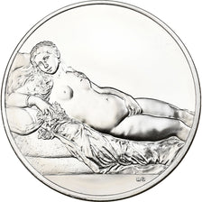 France, Medal, La Vénus d'Urbino, 1981, Silver, Proof, MS(65-70)