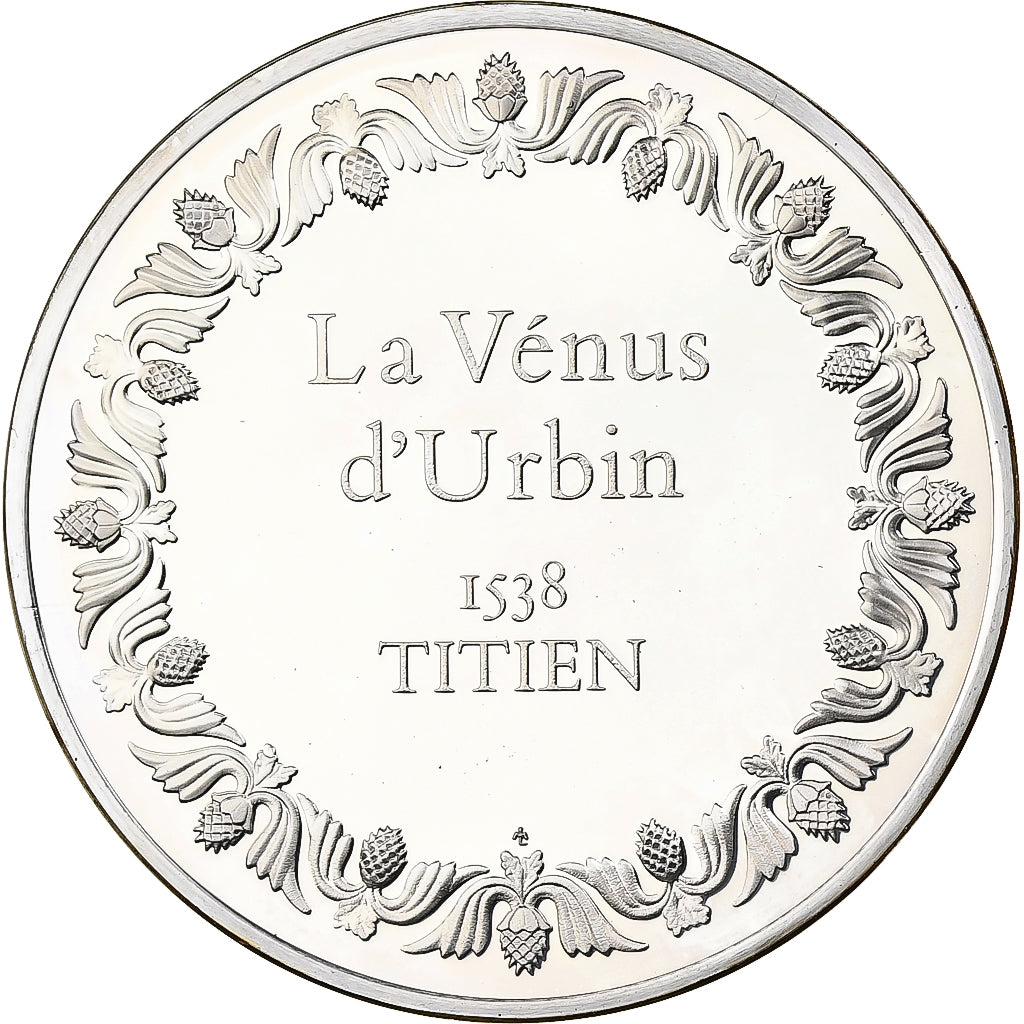 France, Medal, La Vénus d'Urbino, 1981, Silver, Proof, MS(65-70)