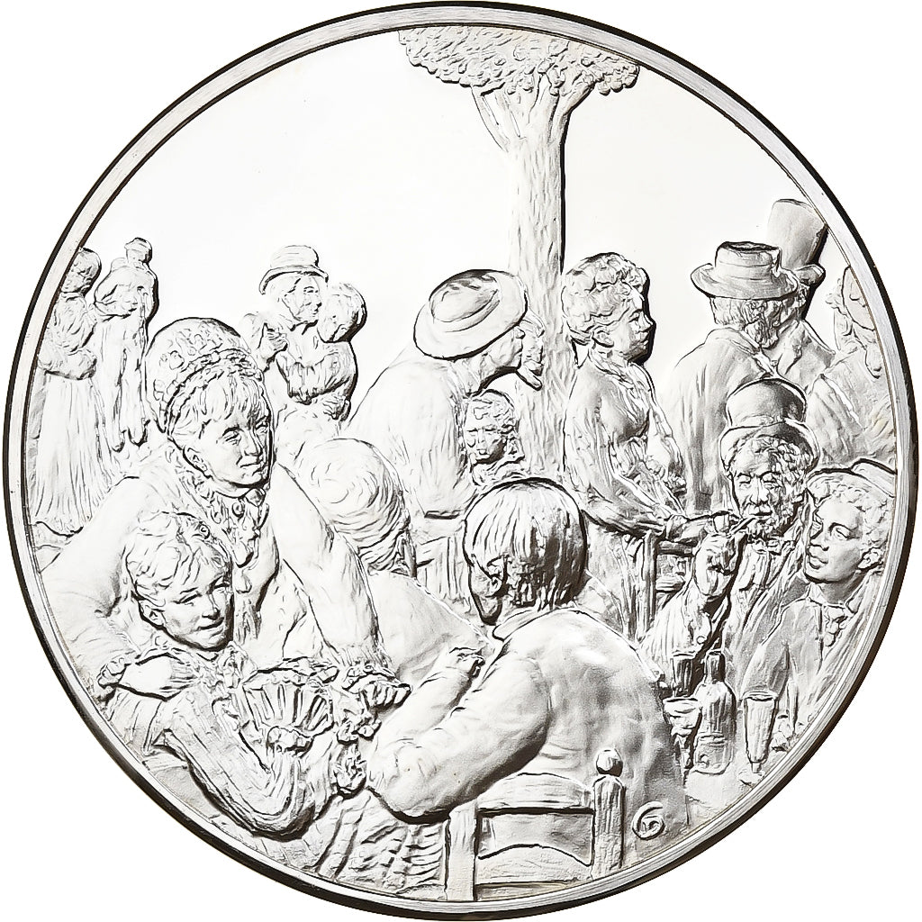 Frankrijk, Medaille, Le Moulin de la Galette, Pierre-Auguste Renoir, 1980
