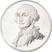 France, Medal, George Washington, Gilbert Stuart, 1981, Silver, Proof, MS(60-62)