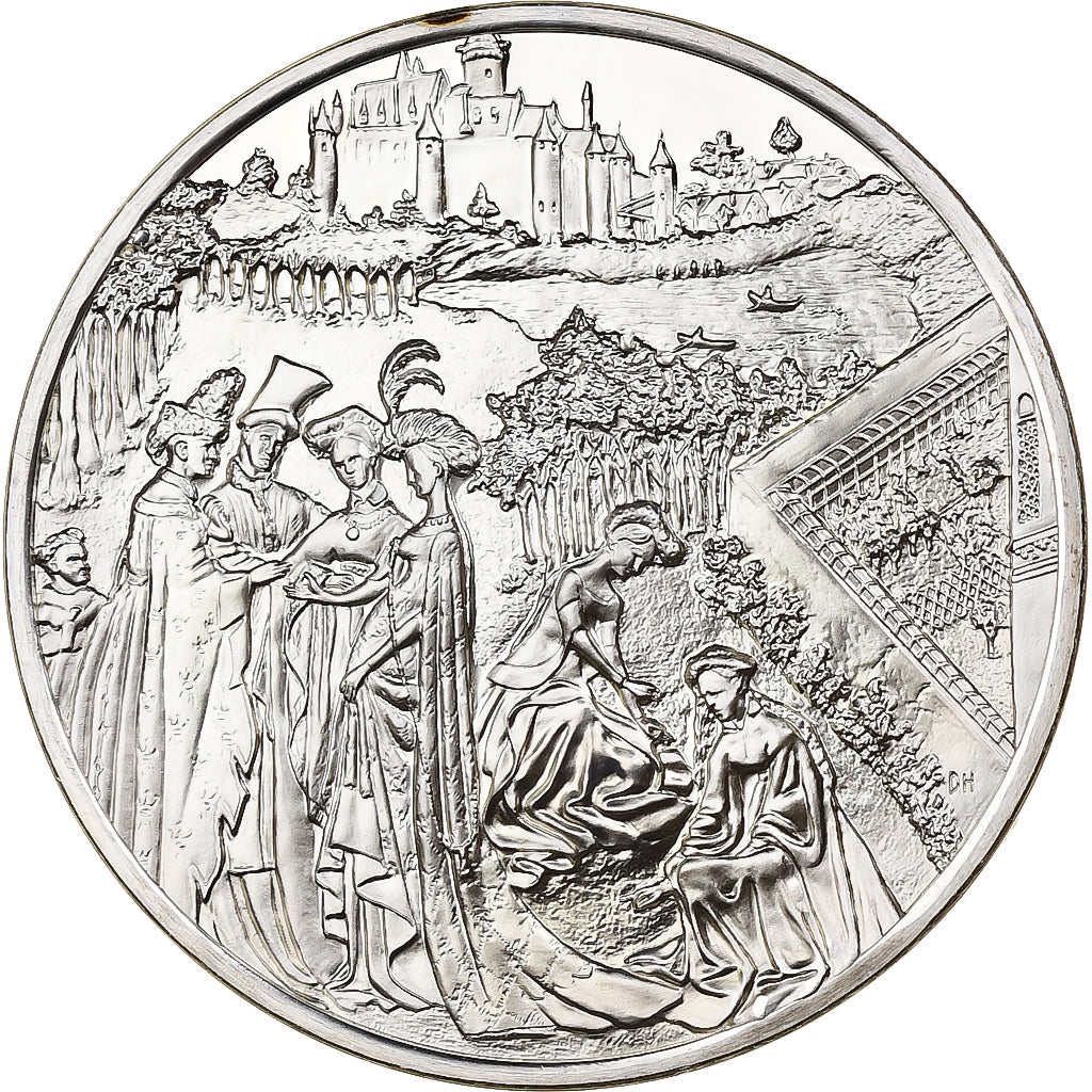France, Medal, Les très Riches Heures du Duc de Berry, 1982, Silver, Proof