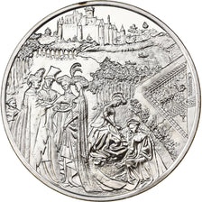 France, Medal, Les très Riches Heures du Duc de Berry, 1982, Silver, Proof