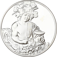France, Medal, Bacchus, Le Caravage, 1980, Silver, Proof, MS(63)