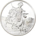 France, Medal, L'infant Baltasar Carlos à cheval - Velazquez, 1982, Silver